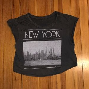 Brandy Melville New York Cropped Tee